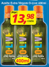 Azeite Extra Virgem O-live 400ml