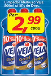 Supermercados Guanabara Limpador Multiuso Veja 500ml oferta