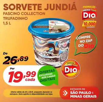 Dia Sorvete Jundiá 1.5L oferta