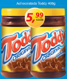 Supermercados Guanabara Achocolatado Toddy 400g oferta
