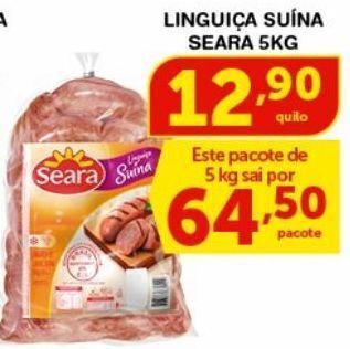 Roldão Linguiça suína seara 5kg oferta