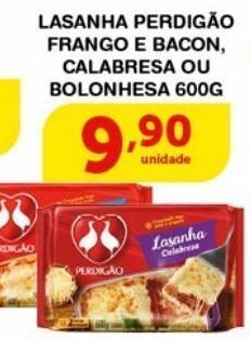 Roldão Lasanha perdigão 600g oferta