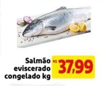 Extra Supermercado Salmão eviscerado congelado kg oferta