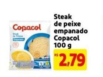 Extra Supermercado Steak de peixe empanado Copacol 100 g oferta