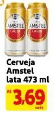 Extra Supermercado Cerveja Amstel lata 473ml oferta