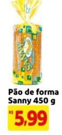 Extra Supermercado Pão de forma Sanny 450 g oferta