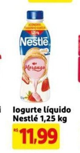 Extra Supermercado logurte líquido Nestlé 1,25 kg oferta
