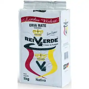 Erva mate rei verde nativa zero açúcar 1kg