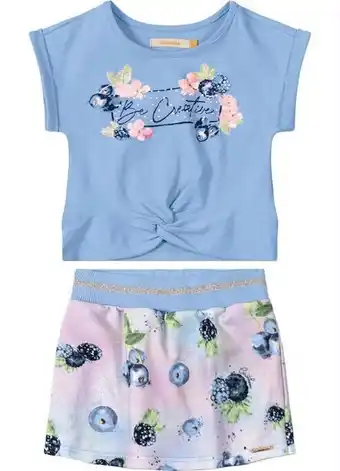 Carinhoso - conjunto be creative menina azul