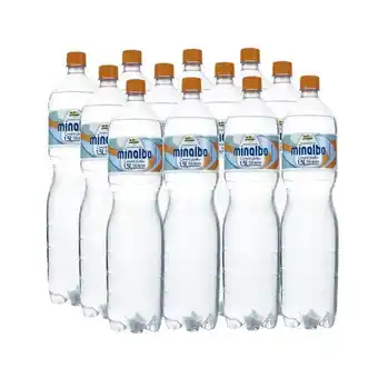 Água mineral com gás minalba garrafa 1,5 litros - com 12 unidades