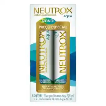 Kit neutrox shampoo + condicionador aqua