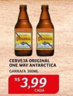 Assaí Atacadista CERVEJA ORIGINAL ONE WAY ANTARCTICA GARRAFA 300ML oferta