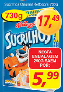 Supermercados Guanabara Sucrilhos Original Kellogg's 730g oferta