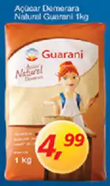Supermercados Guanabara Acucar Natural Demerera Guarani 1kg oferta