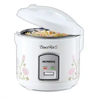Cybelar Panela eletrica de arroz mondial bianca rice 5 400w 5 xícaras antiaderente multifuncional oferta