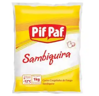 Paxá Supermercados Sambiquira pif paf frango 1kg oferta