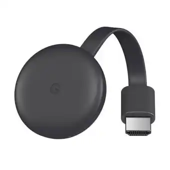 Chromecast 3 google, transforma tv em smart tv, preto, ga00439-br