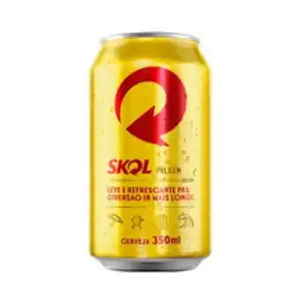 Supermercados Pague Menos Cerveja skol 350ml oferta