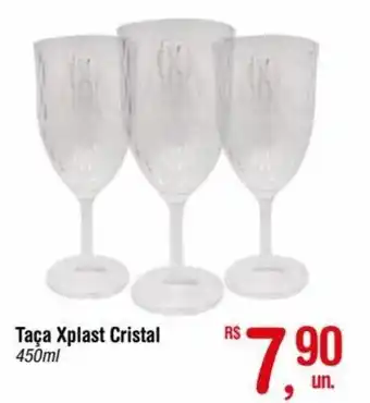 Fort Atacadista Taça Xplast Cristal 450ml oferta