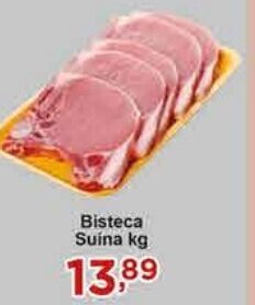 Rossi Supermercado Bisteca Suína kg oferta