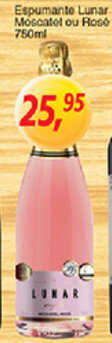 Supermercados Guanabara Espumante Lunar Moscatel ou Rose 750ml oferta