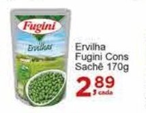 Rossi Supermercado Ervilha Fugini Cons Sachê 170g oferta