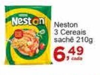 Rossi Supermercado Neston 3 Cereais sachê 210g oferta
