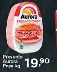 Rossi Supermercado Presunto Aurora Peça kg oferta