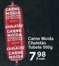 Rossi Supermercado Carne Moida Chuletão Tubete 500g oferta