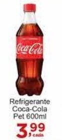 Rossi Supermercado Refrigerante Coca-Cola Pet 600ml oferta