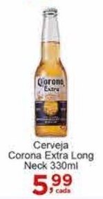Rossi Supermercado Cerveja Corona Extra Long Neck 330ml oferta