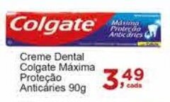 Rossi Supermercado Creme Dental Colgate Máxima Proteção Anticáries 90g oferta