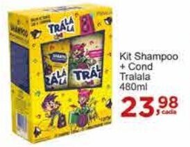 Rossi Supermercado Kit Shampoo + Cond Tralala 480ml oferta