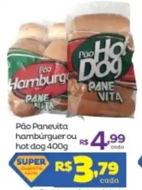 Super Lagoa pao Panevita ha400g oferta