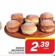 GBarbosa Sonho recheado 100 g (sabores) oferta