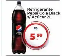 Tonin Superatacado Refrigerante pepsi cola black s/ açucar 2l oferta