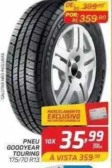 GBarbosa Pneu goodyear touring 175/70 r13 oferta