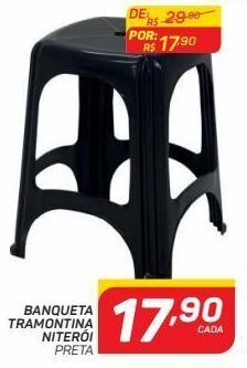 GBarbosa Banqueta tramontina niterói preta oferta