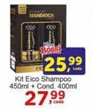 Rossi Supermercado Kit Eico Shampoo 450ml + Cond. 400ml oferta