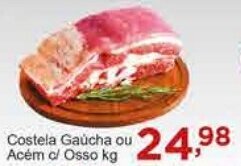 Rossi Supermercado Costela Gaúcha ou Acém c/ Osso kg oferta