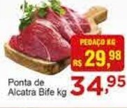 Rossi Supermercado Ponta de Alcatra Bife kg oferta