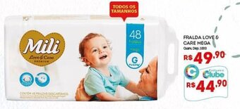 Bistek Supermercados Fralda Love & Care Mega oferta