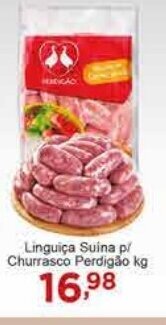 Rossi Supermercado Linguiça Suina p/ Churrasco Perdigão kg oferta