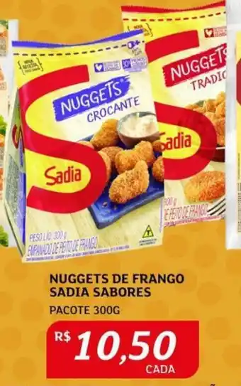 Assaí Atacadista Nuggets de Frango Sadia Sabores 300g oferta