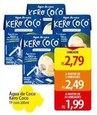 Água de Coco Kero Coco TP com 200ml