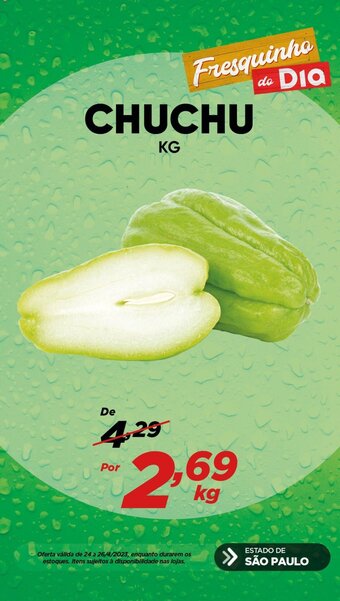 Dia Chuchu kg oferta
