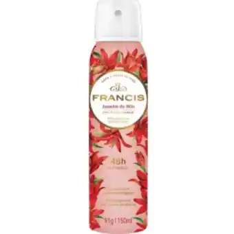 Desodorante aerosol francis vermelho 150ml