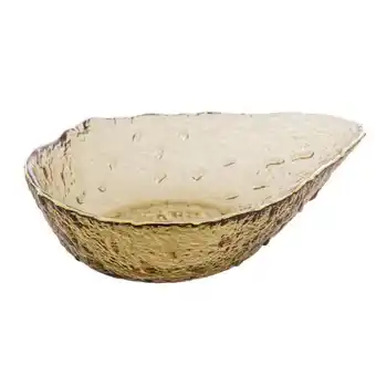 Casa e Vídeo Bowl wolff taj gota de cristal âmbar 17cm x 12,5cm x 4,5cm oferta