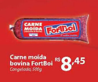 Carne moída bovina FortBoi Congelada, 500g