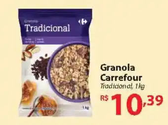 Super Bompreço Granola Carrefour Tradicional, 1kg oferta